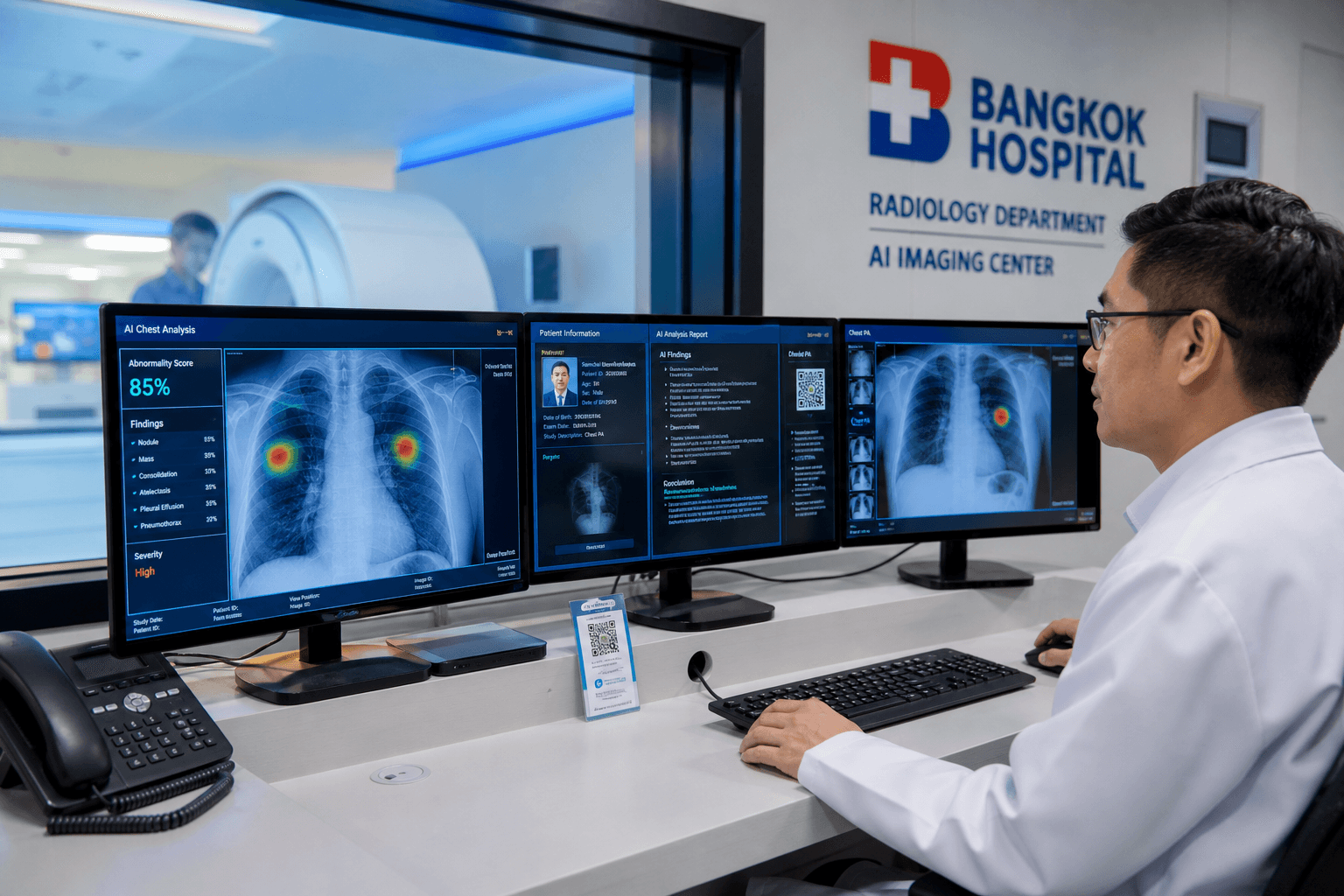 Bangkok International Hospital: 35% Boost in Radiology Throughput
